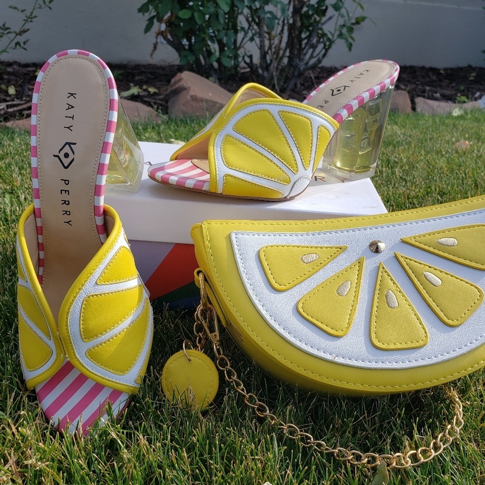 Katy Perry The Loretta Lucite Lemon Heels